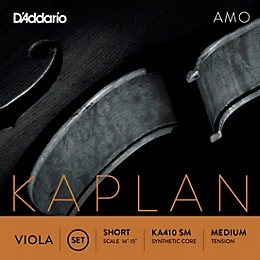 D'Addario Kaplan Amo Series Viola String Set 14 in., Medium