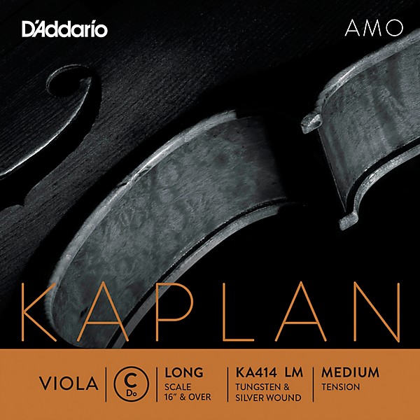 D'Addario Kaplan Amo Series Viola C String 16+ in., Medium
