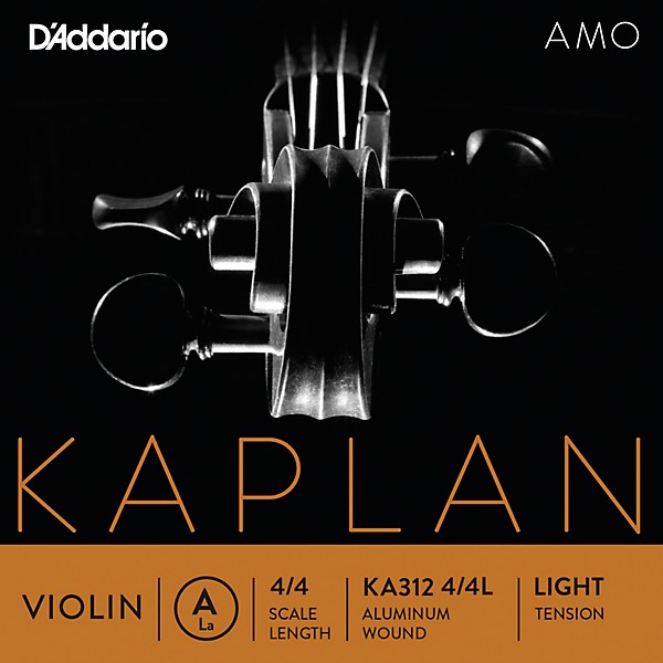 D'Addario Kaplan Amo Series Violin A String 4/4 Size, Light