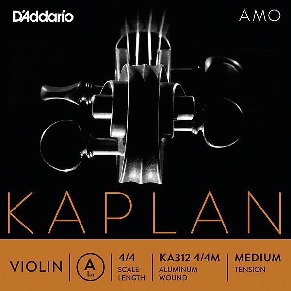 D'Addario Kaplan Amo Series Violin A String 4/4 Size, Medium