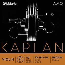 D'Addario Kaplan Amo Series Violin G String 4/4 Size, Heavy D'Addario Kaplan Amo Series Violin G String 1/2 Size, Medium