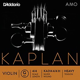 D'Addario Kaplan Amo Series Violin G String 4/4 Size, Heavy D'Addario Kaplan Amo Series Violin G String 4/4 Size, Heavy