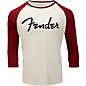 Fender Raglan Long Sleeve Baseball T-Shirt Medium Red thumbnail