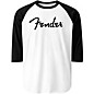 Fender Raglan Long-Sleeve Baseball T-Shirt - Large Black/White thumbnail