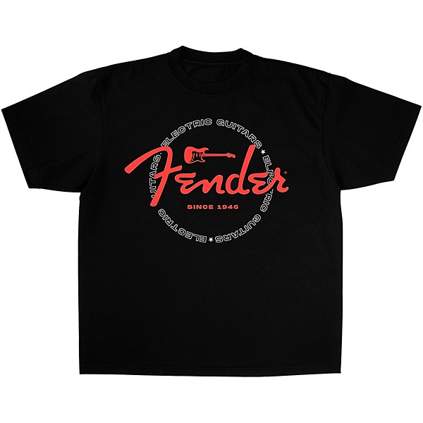 Fender Circle Logo Short Sleeve T-Shirt Large