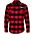 Fender Flannel Button-Up Shirt Large Red Fender Flannel Button-Up Shirt Medium Red