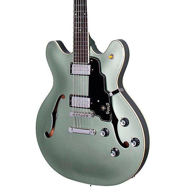 Guild Starfire IV ST-12 12-String Semi-Hollow Electric Guitar Shoreline Mist
