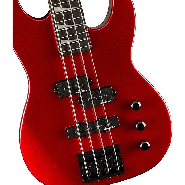 Jackson JS Series Concert Bass Minion JS1X Short-Scale Guitar Metallic Red