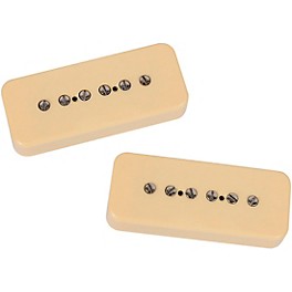 Seymour Duncan Vintage P90 Silencer Soapbar Pickup Set Black Seymour Duncan Vintage P90 Silencer Soapbar Pickup Set Cream