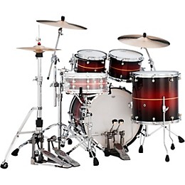 Pearl Reference One 4-Piece Shell Pack Natural Banded Redburst