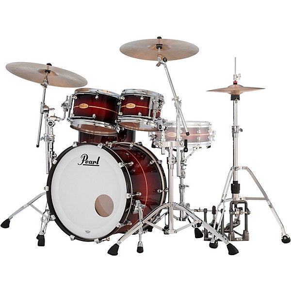 Pearl Reference One 4-Piece Shell Pack Natural Banded Redburst