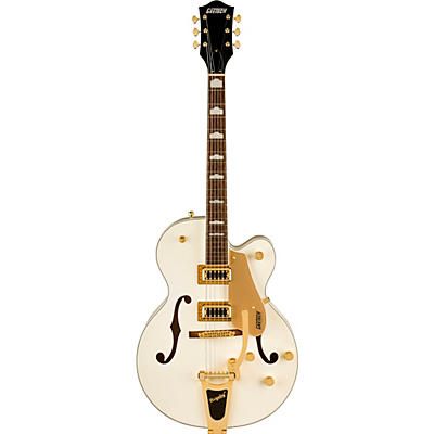 Gretsch Guitars G5427tg Electromatic Hollowbody Single-Cut Bigsby Limited-Edition Electric Guitar Champagne White Gold for sale