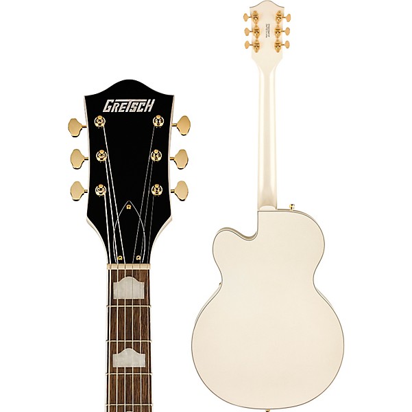 Gretsch Guitars G5427TG Electromatic Hollowbody Single-Cut Bigsby Limited-Edition Electric Guitar Champagne White Gold