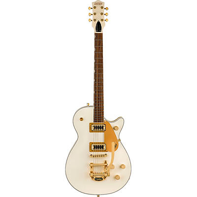 Gretsch Guitars G5237tg Electromatic Jet Ft Bigsby Limited-Edition Electric Guitar Champagne White for sale