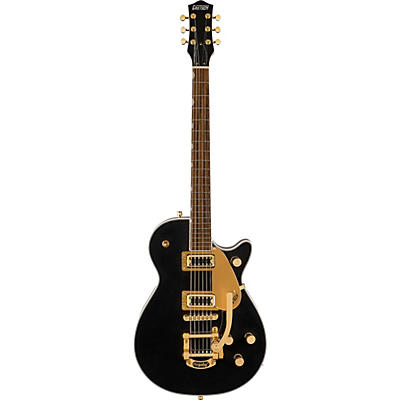 Gretsch Guitars G5237tg Electromatic Jet Ft Bigsby Limited-Edition Electric Guitar Black Pearl Metallic for sale
