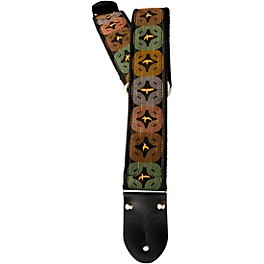 PRS 2" Jacquard Deluxe Retro Guitar Strap Blue Birds PRS 2" Jacquard Deluxe Retro Guitar Strap Orange Birds