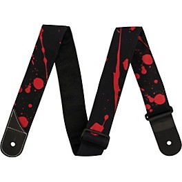 Jackson 2" Splatter Guitar Strap Black Jackson 2" Splatter Guitar Strap Black