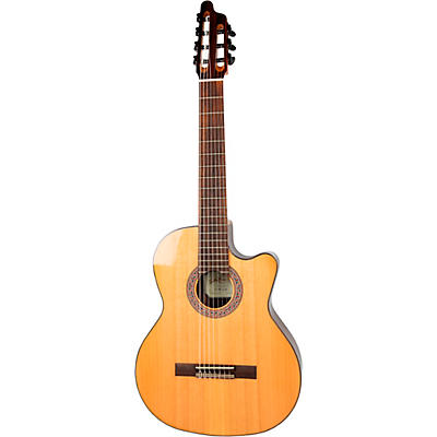 Kremona F65cw-7S Ve Nylon-String Acoustic-Electric Guitar Natural for sale