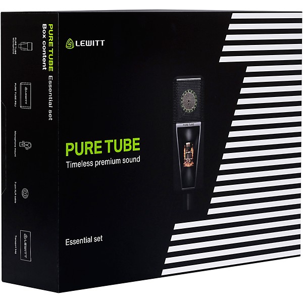 LEWITT Pure Tube Essential Microphone Set Black