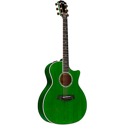 Taylor 614Ce Special-Edition Grand Auditorium Acoustic-Electric Guitar Transparent Green for sale
