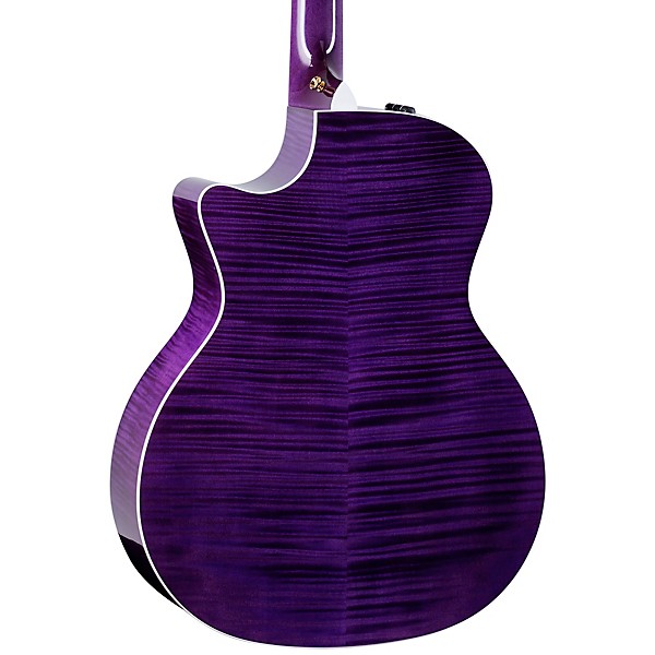 Taylor 614ce Special-Edition Grand Auditorium Acoustic-Electric Guitar Transparent Purple