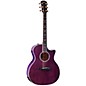 Taylor 614ce Special-Edition Grand Auditorium Acoustic-Electric Guitar Transparent Purple