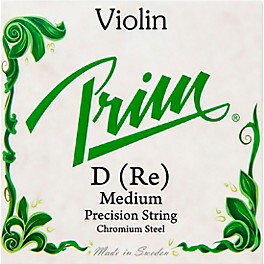 Prim Precision Violin D String 1/4 Size, Medium Prim Precision Violin D String 4/4 Size, Medium