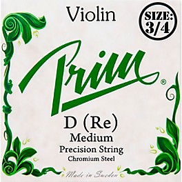 Prim Precision Violin D String 1/4 Size, Medium Prim Precision Violin D String 3/4 Size, Medium