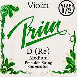 Prim Precision Violin D String 1/2 Size, Medium