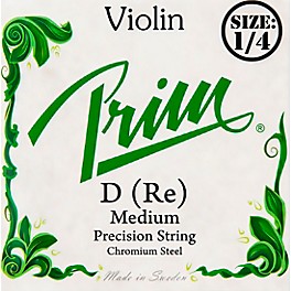 Prim Precision Violin D String 1/4 Size, Medium Prim Precision Violin D String 1/4 Size, Medium