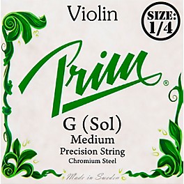 Prim Precision Violin G String 1/8 Size, Medium Prim Precision Violin G String 1/4 Size, Medium