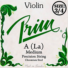 Prim Precision Violin A String 3/4 Size, Medium