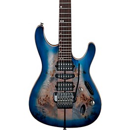 Ibanez S1070PBZ S Premium 6-String Electric Guitar Cerulean Blue Burst