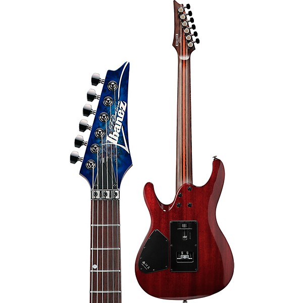 Ibanez S1070PBZ S Premium 6-String Electric Guitar Cerulean Blue Burst
