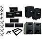 QSC (3) LA108 Ground Stack Active Line Array Speaker Package With (2) KS212C Subwoofers thumbnail