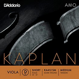 D'Addario Kaplan Amo Series Viola D String 14 in., Medium