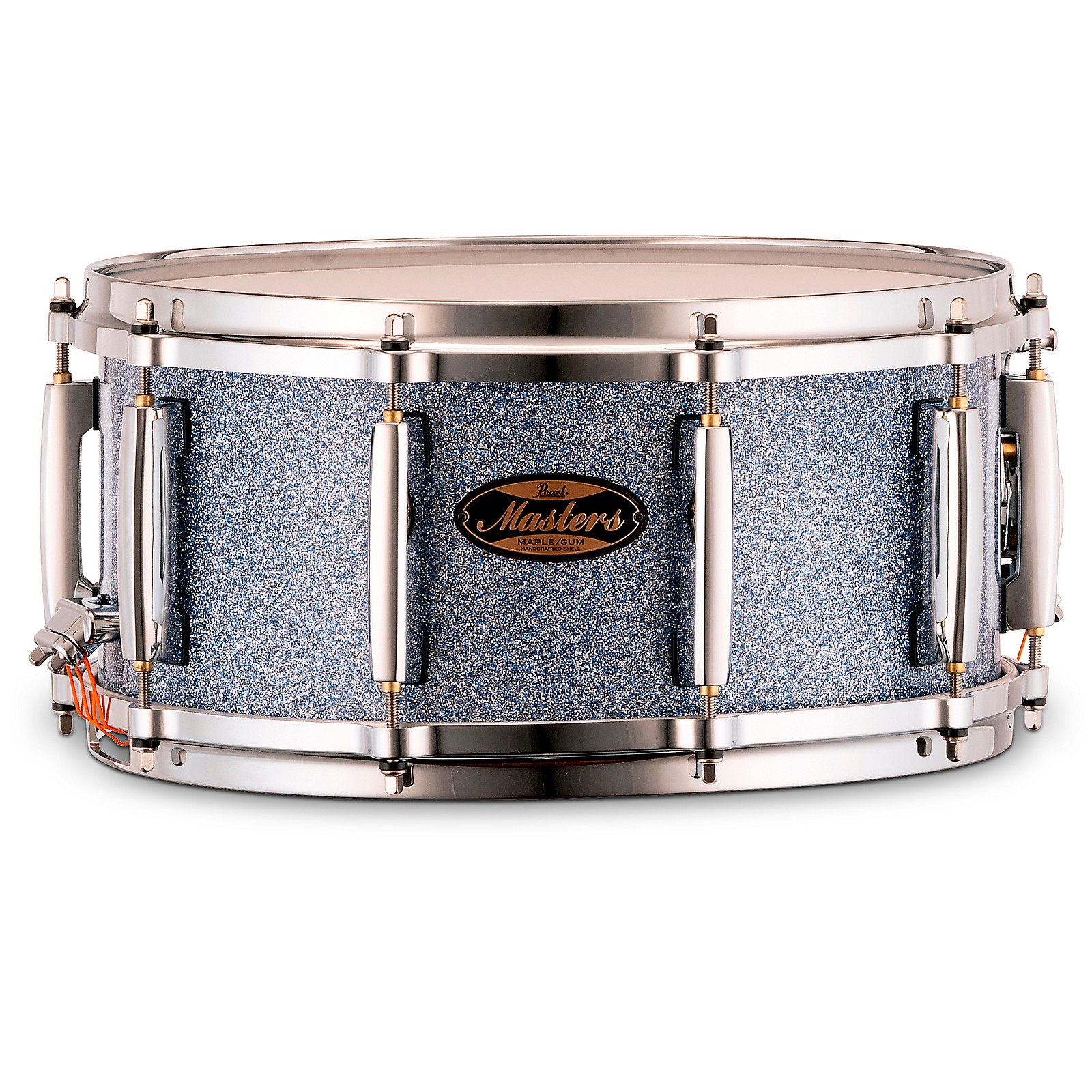 Pearl Masters Maple/Gum Snare Drum 14 x 6.5 in. Crystal Rain 