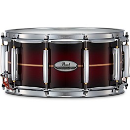 Pearl Professional Series Maple Snare Drum 14 x 6.... Pearl Professional Series Maple Snare Drum 14 x 6.5 in. Redburst Stripe