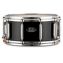 Pearl Masters Maple Snare Drum 14 x 6.5 in. Satin Charred Oak Pearl Masters Maple Snare Drum 14 x 6.5 in. Piano Black