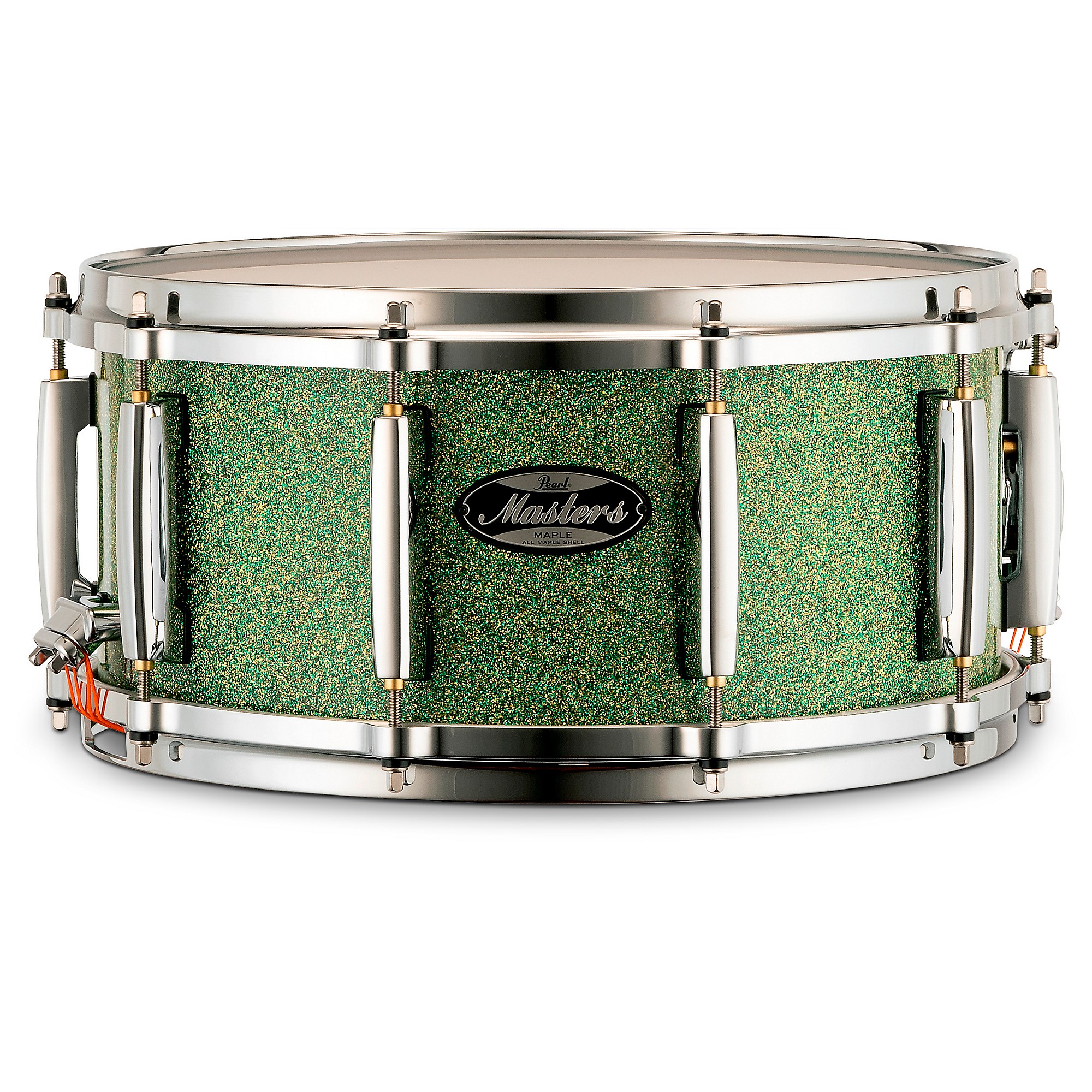 Pearl Masters Maple Snare Drum 14 x 6.5 in. Shimmer of Oz | Guitar 