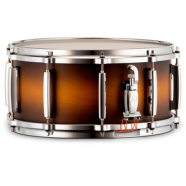 Pearl Masters Maple Snare Drum 14 x 6.5 in. Matte Olive Burst