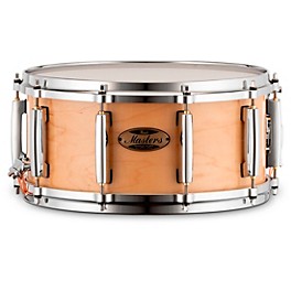 Pearl Masters Maple Pure Snare Drum 14 x 6.5 in. Black Oyst... Pearl Masters Maple Pure Snare Drum 14 x 6.5 in. Natural Maple