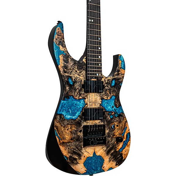 Legator Ninja 6-String X Series Evertune Electric Guitar Caribbean Blue