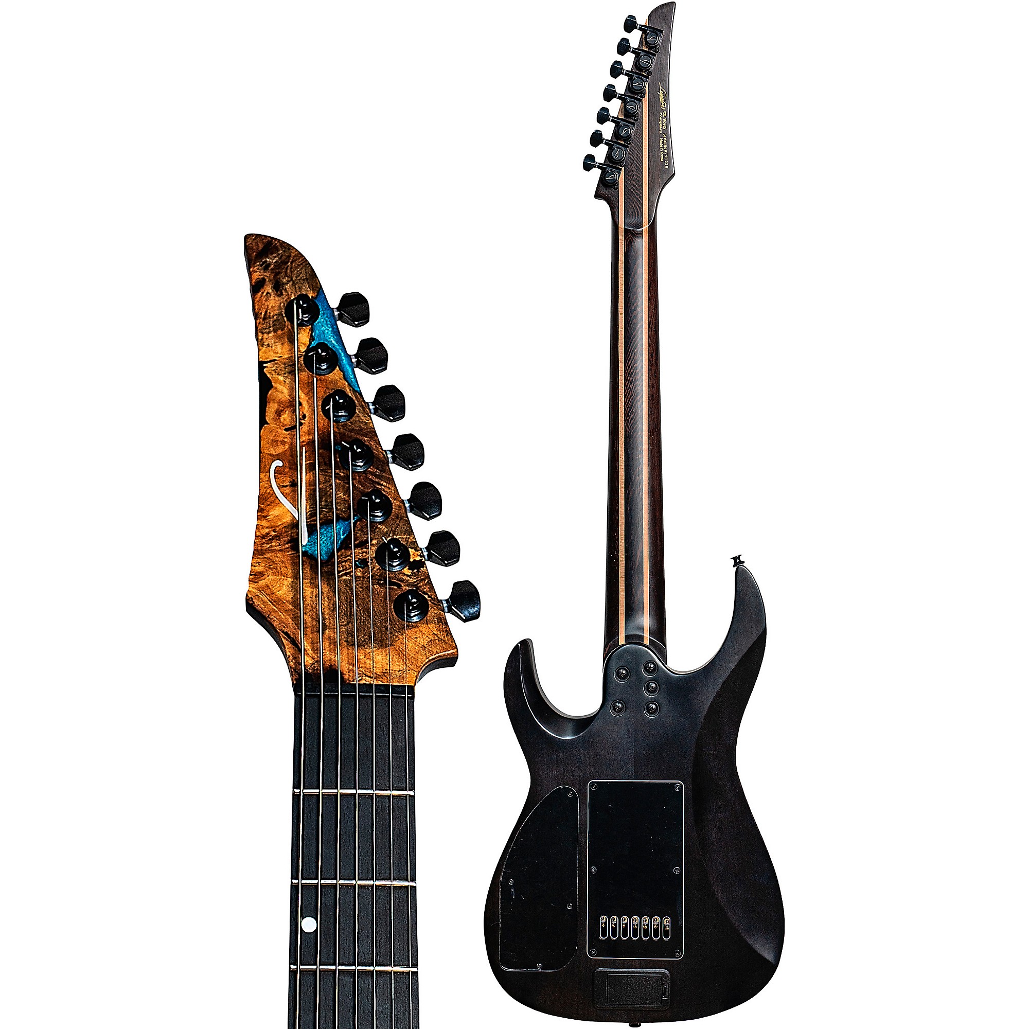 Legator Ninja 7-String X Series Evertune Electric Guitar Caribbean Blue