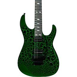 Legator Ninja 6-String Floyd Rose Pro Series Electric Guitar Green Crackle