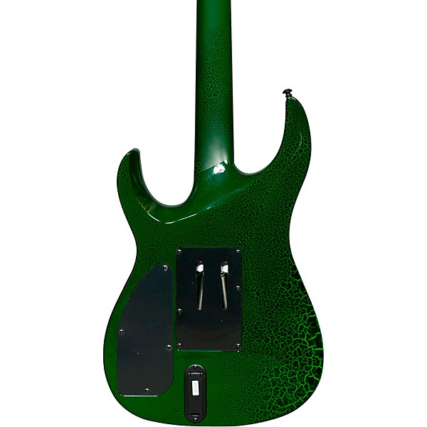 Legator Ninja 6-String Floyd Rose Pro Series Electric Guitar Green Crackle