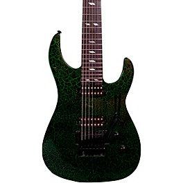Legator Ninja 7-String Floyd Rose Pro Series Electric Guitar Green Crackle