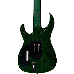 Legator Ninja 7-String Floyd Rose Pro Series Electric Guitar Green Crackle