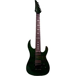 Legator Ninja 7-String Floyd Rose Pro Series Electric Guitar Green Crackle