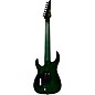 Legator Ninja 7-String Floyd Rose Pro Series Electric Guitar Green Crackle